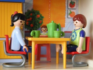 Tafelopstelling kind playmobil