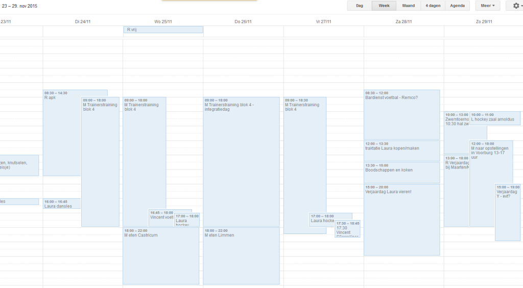 agenda vol is vol