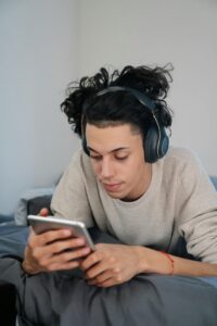 vakantie telefoon puber