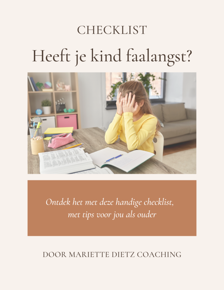 checklist faalangst