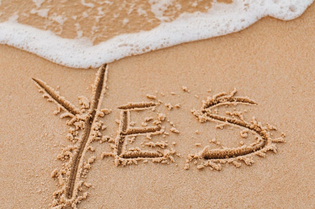 gebruik de yes-set